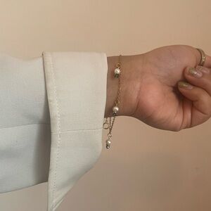 Genuine pearl bracelet